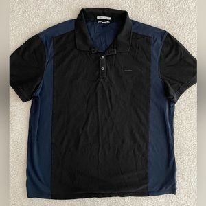 CALVIN KLEIN Men’s Liquid Cotton Polo Shirt. Size XL
